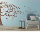 Family Branches with Photo Frames Decal